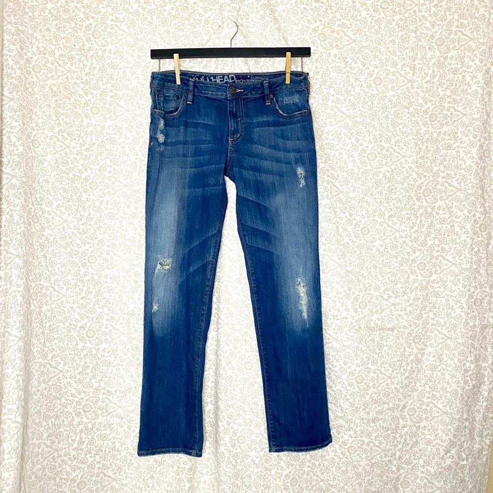 BULLHEAD SURFSIDE BOYFRIEND JEANS SZ 7 LIKE NEW